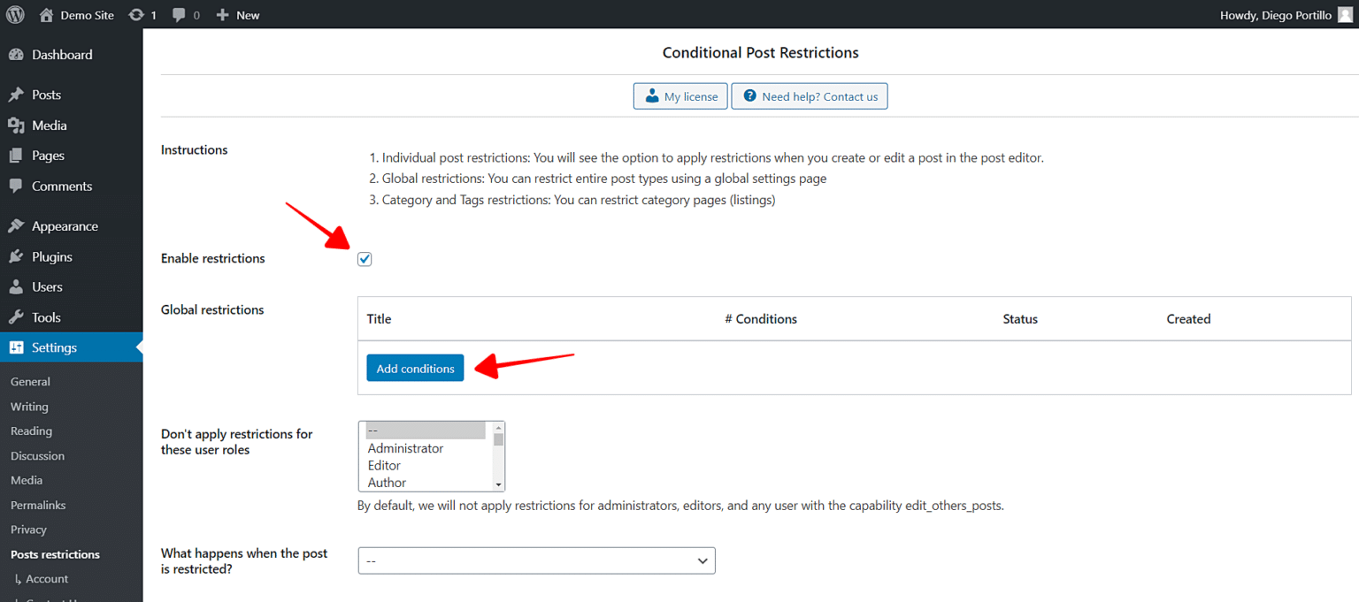 WordPress - How to Restrict Posts by IP Address