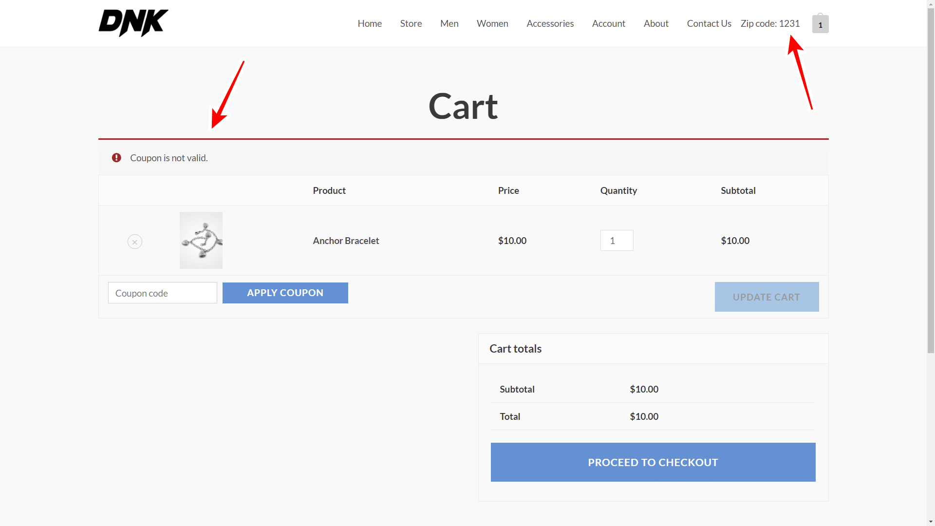 woocommerce restrict coupons by zip code