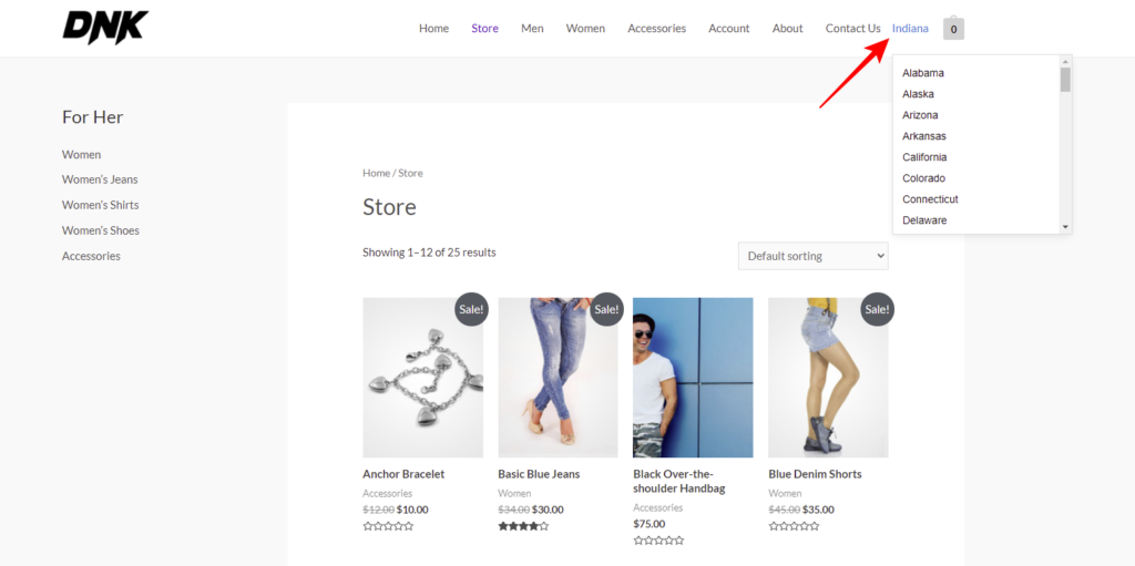 woocommerce restrict products by state or province