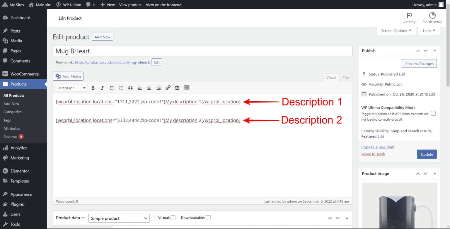 How to Set Product Descriptions by Zip Code