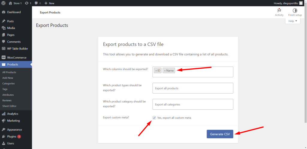 woocommerce edit country restrictions in CSV